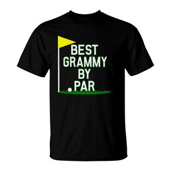 Funny Mother's Day Best Grammy By Par Golf Gift T-Shirt | Mazezy UK