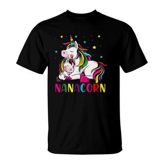 Funny Nanacorn Unicorn Costume Nana Mom Mother's Day T-Shirt | Mazezy DE