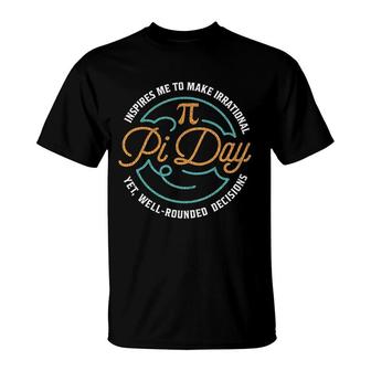 Funny Pi Day Gifts For Math Lovers T-Shirt | Mazezy