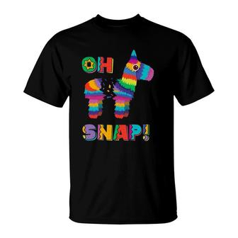 Funny Pinata Oh Snapcinco De Mayo Mexican Party Tee T-Shirt | Mazezy UK
