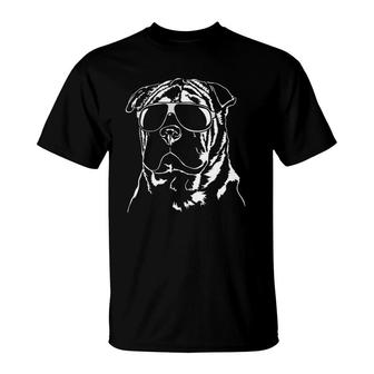Funny Proud Chinese Shar-Pei Sunglasses Cool Dog Gift Dog T-Shirt | Mazezy DE