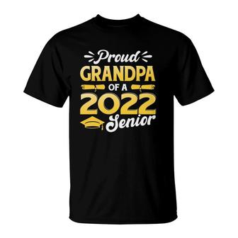 Funny Proud Grandpa Of A 2022 Senior 22 Graduation 2022 Ver2 T-Shirt | Mazezy