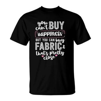 Funny Quilting For Women Quilt Fabric Quilter Sewing T-Shirt | Mazezy UK
