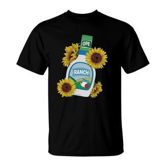 Funny Ranch Dressing Lover Ranch Gifts Foodie Salad Sauce T-Shirt | Mazezy