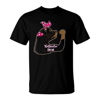Funny Rottweiler Mom Tattoo, Gift Bully Mom Dog Owner Mother T-Shirt | Mazezy