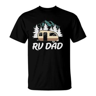 Funny Rv Dad Camping Road Trip Mens Gift T-Shirt | Mazezy