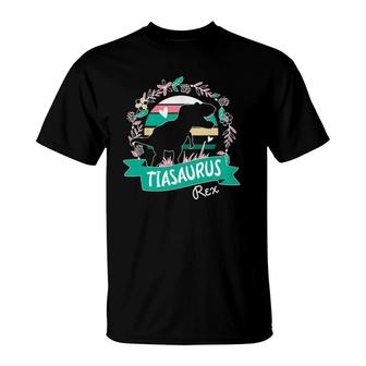 Funny Spanish Mother's Day, Auntie Gift Gift Tia Saurus Rex T-Shirt | Mazezy