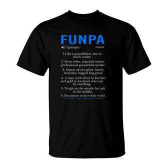 Funpa Definition Grandpa Fathers Day T-Shirt | Mazezy
