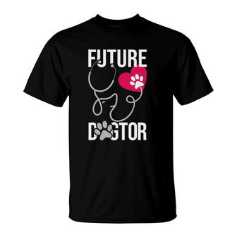 Future Dogtor - Veterinarian Veterinary School Vet Tech T-Shirt | Mazezy