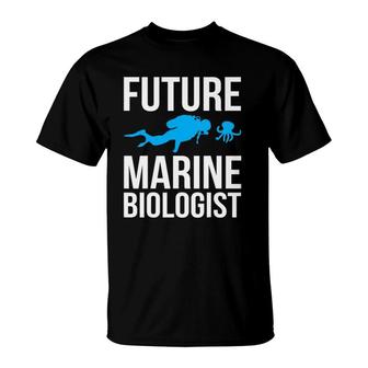 Future Marine Biologist Gift For Students Sea Life T-Shirt | Mazezy