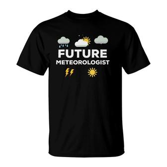 Future Meteorologist Weather Man T-Shirt | Mazezy