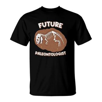 Future Paleontologist Gifts For Kids Dino Lovers Fossils T-Shirt | Mazezy