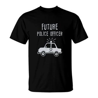 Future Police Officer Gift For Policemen T-Shirt | Mazezy