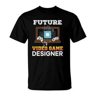 Future Video Game Designer Controller Gamer Console T-Shirt | Mazezy DE