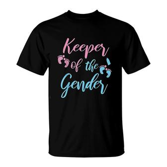 Gender Reveal Keeper Of The Gender T-Shirt | Mazezy