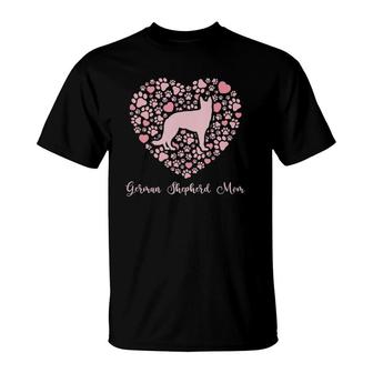 German Shepherd Mom Dog Mother's Day Gift German Shepherd T-Shirt | Mazezy
