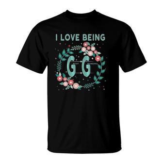 Gg I Love Being Gigi Great Grandmother Grandma Nana T-Shirt