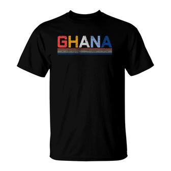 Ghana West Africa Country Gift Ghanaian Vintage T-Shirt | Mazezy