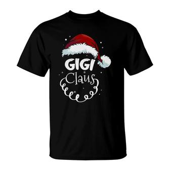 Gigi Claus Christmas Christmas Santa Costume Grandma T-Shirt | Mazezy
