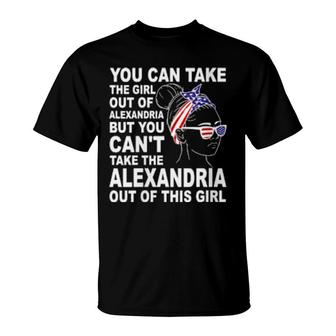 Girl From Alexandria Classic Patriotic Alexandria Girl T-Shirt | Mazezy