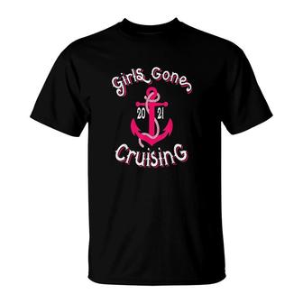 Girls Gone Cruising 2021 Vacation Party T-Shirt | Mazezy