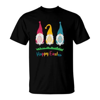 Gnome Easters Day Happy Easters Colour T-shirt - Thegiftio UK