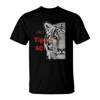 Go Tigers Go Tiger Face Gift T-Shirt | Mazezy