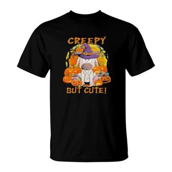 Goat Creepy But Cute Halloween T-Shirt | Mazezy