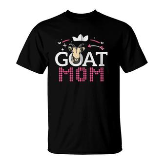 Goat Mom Mother's Day Gift Design Idea Zip T-Shirt | Mazezy