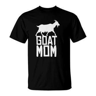 Goat Mom Tee Funny Goat Mommy, Goat Momma T-Shirt | Mazezy