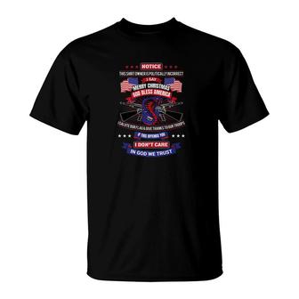 God Bless America Salute The Flag Say Merry Christmas Premium T-Shirt - Thegiftio UK