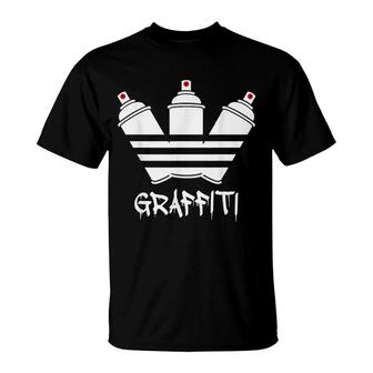 Graffiti Spray Cans T-Shirt | Mazezy
