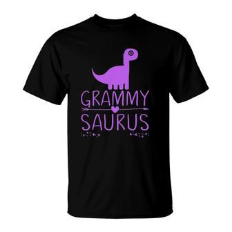Grammy Saurus Grandma Nana Mothers Day Pajama Gifts T-Shirt | Mazezy