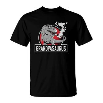 Grampasaurus Rex Grandfather Grampa Dinosaurs Grandpasaurus T-Shirt | Mazezy