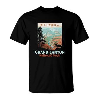 Grand Canyon National Park Arizona Vintage Style T-Shirt - Seseable