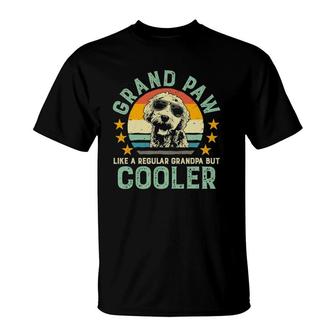 Grand Paw Like Regular Grandpa But Cooler Doodle Lover T-Shirt | Mazezy