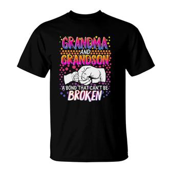 Grandma And Grandson Matching Mothers Day Mommy Grandparent T-Shirt | Mazezy
