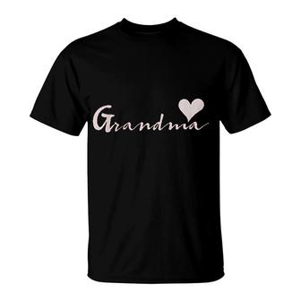 Grandma Heart T-Shirt | Mazezy