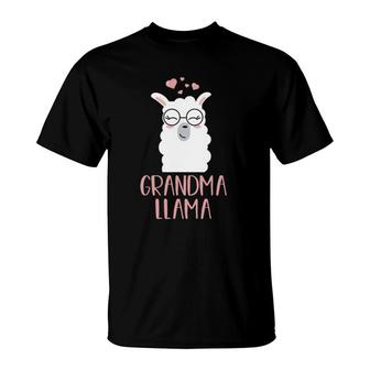 Grandma Llama Cute Grandmother Gift T-Shirt | Mazezy