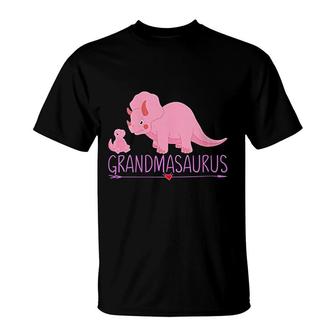 Grandmasaurus Dinosaur Grandma Gift T-Shirt | Mazezy