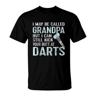 Grandpa Team League Darts Gift T-Shirt | Mazezy