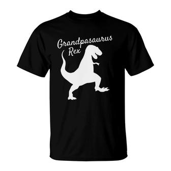 Grandpasaurus Rex Dinosaurrex T-Shirt | Mazezy