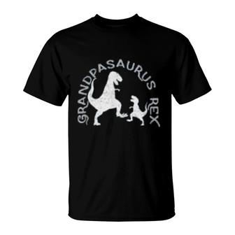 Grandpasaurus Rex Grandpa Saurus T-Shirt | Mazezy