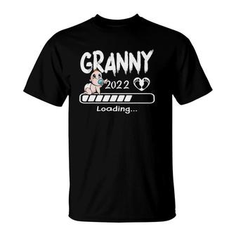 Granny Loading 2022 Pregnancy Announcement For Grandma To Be T-Shirt | Mazezy