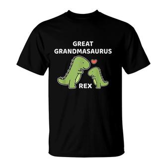 Great Grandma Grandmasaurus Rex T-Shirt | Mazezy