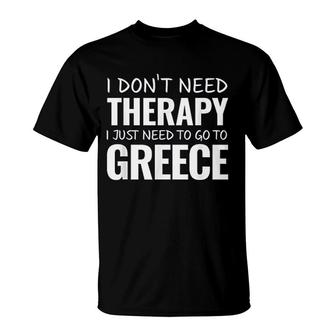 Greece For Greek Souvenir Gift T-Shirt | Mazezy