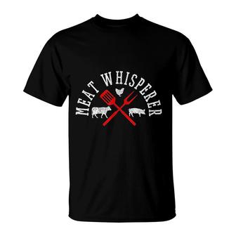 Grilling Meat Whisperer Funny Bbq Chef Gift T-Shirt - Thegiftio UK