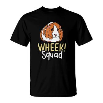 Guinea Pig Wheek Squad T-Shirt | Mazezy