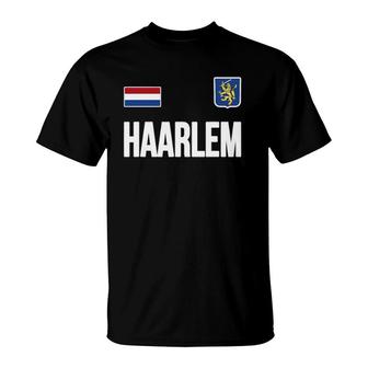 Haarlem Dutch Flag Netherlands Tourist Souvenir T-Shirt | Mazezy