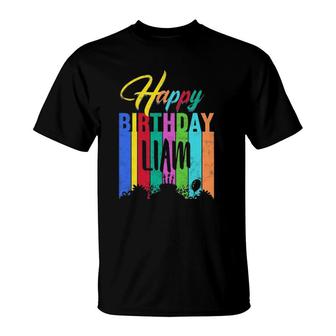 Happy Birthday Liam Personalized Name Gift Custom B-Day T-Shirt | Mazezy